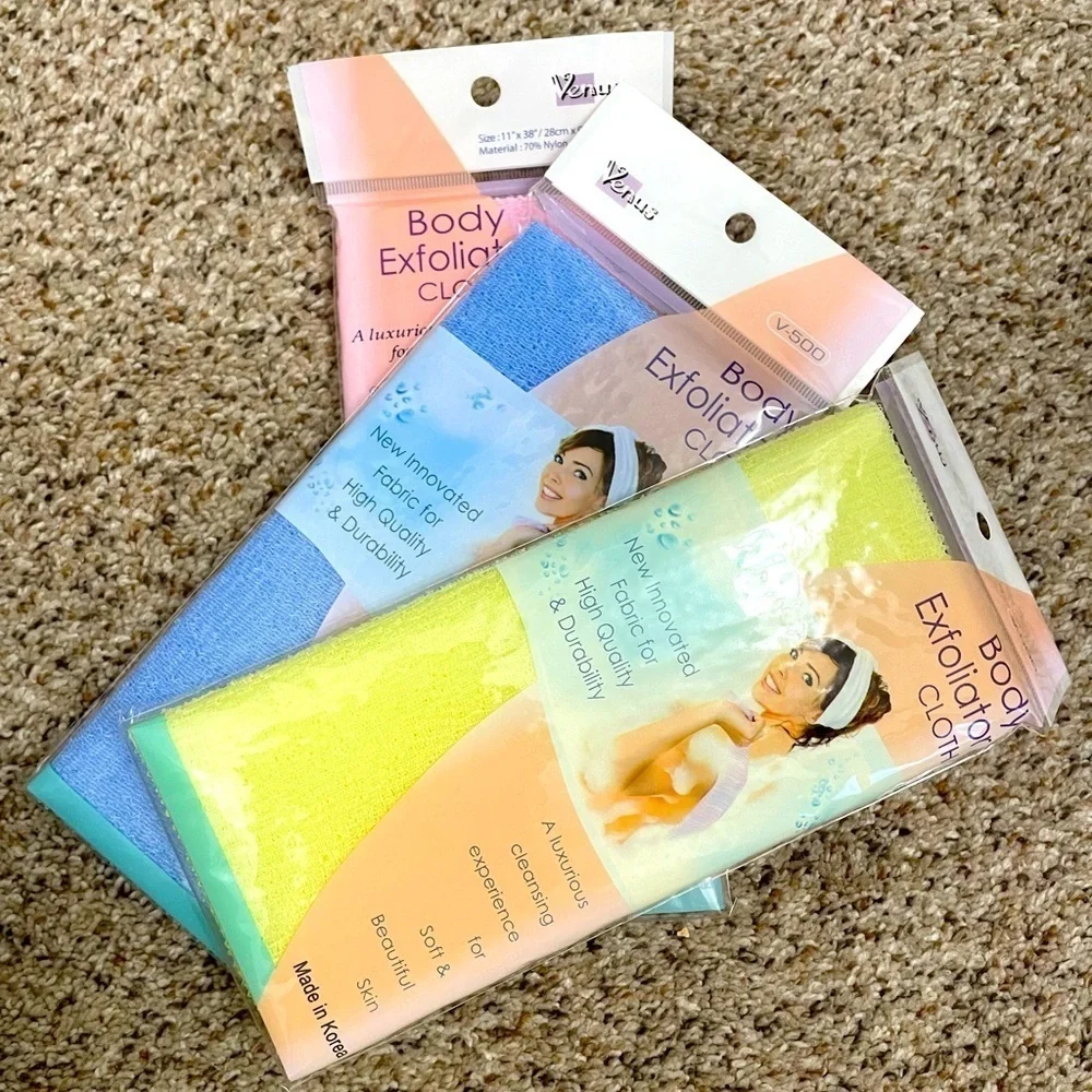 Body Exfoliating Wash Cloth Set OF 3